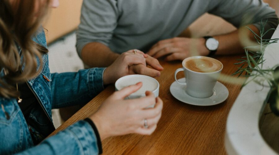 a person taking another person's hand
