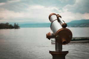 telescope near water