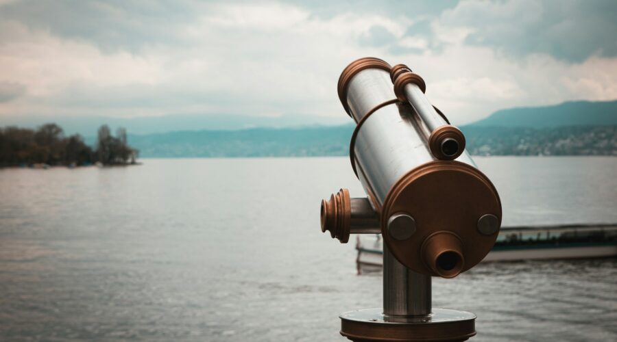 telescope near water
